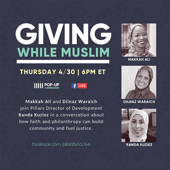 Giving while Muslim, featuring Makkah Ali, Dilnaz Waraich, and Randa Kuziez